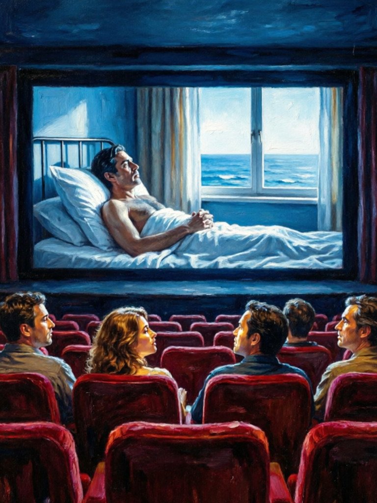 Carteles de las películas Mar adentro, ¡Ay Carmela! y La sociedad de la nieve